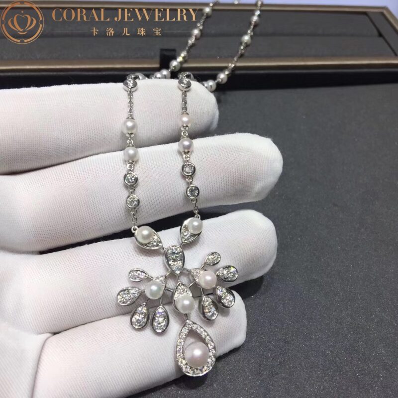 Chaumet 083253 Joséphine Aigrette Impériale Long Necklace White Gold Pearls Diamonds 2