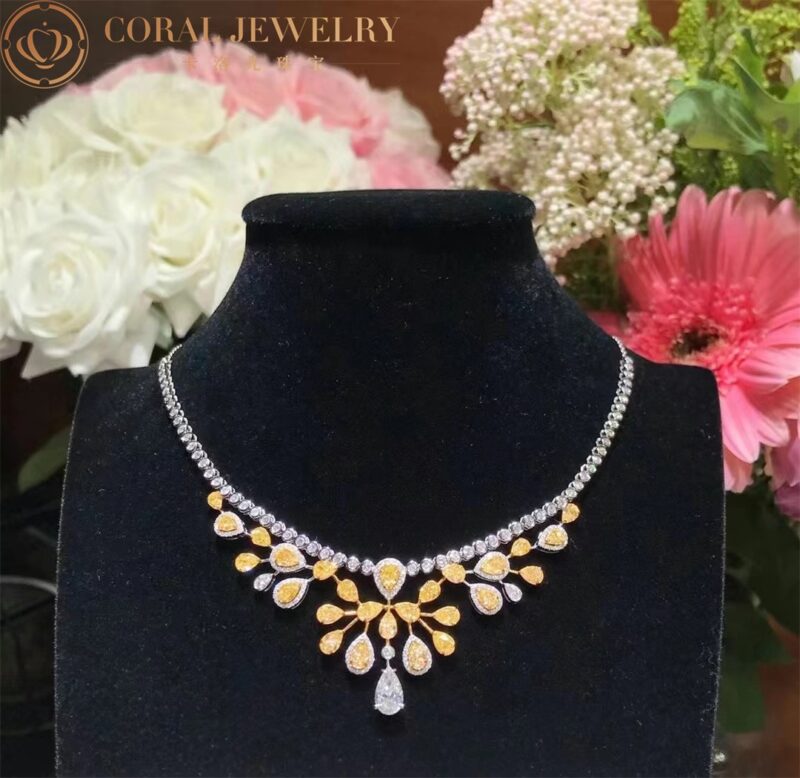 Chaumet 083103-1 Joséphine Aigrette Impériale Necklace White Gold,Yellow Diamonds 11