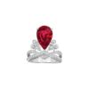 Chaumet Joséphine Aigrette Impériale Ring 082920 Platinum Ruby Diamonds