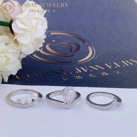 Chaumet Joséphine Aigrette Ring J84092-083590-083290 Platinum, Diamonds Combination Rings7