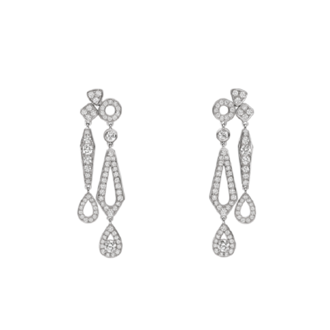 Chaumet Joséphine 081787 Boucles D’oreilles Earrings White Gold Diamonds 1