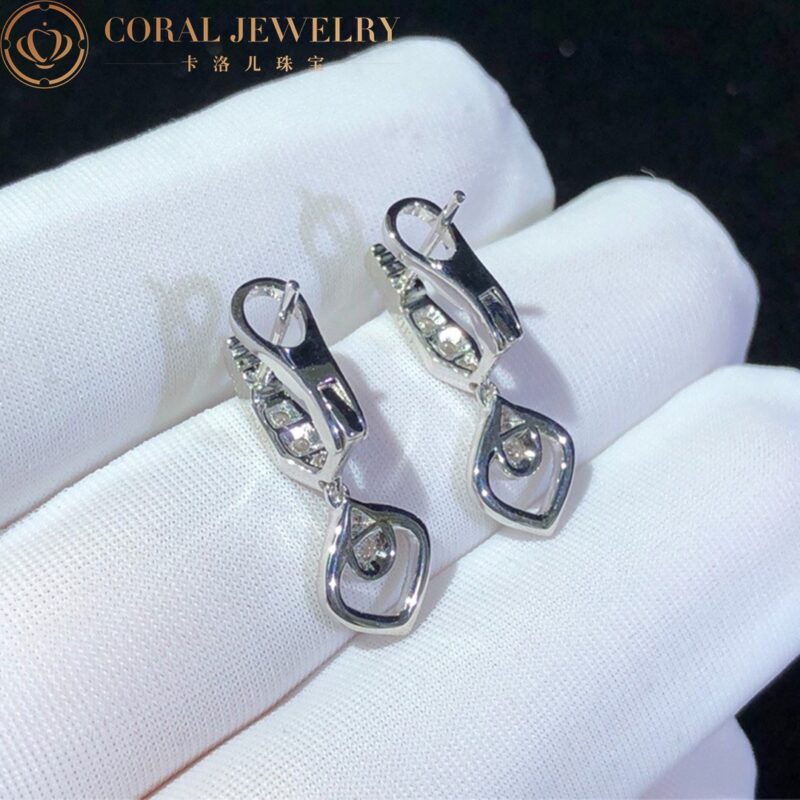 Chaumet Joséphine Eclat Floral 082674 Earrings White Gold Diamonds 3