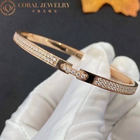 Chaumet 083555 Liens Évidence Bracelet Rose Gold Diamonds 9