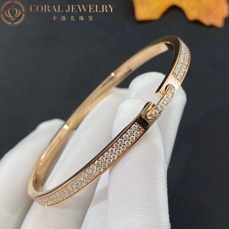 Chaumet 083555 Liens Évidence Bracelet Rose Gold Diamonds 8