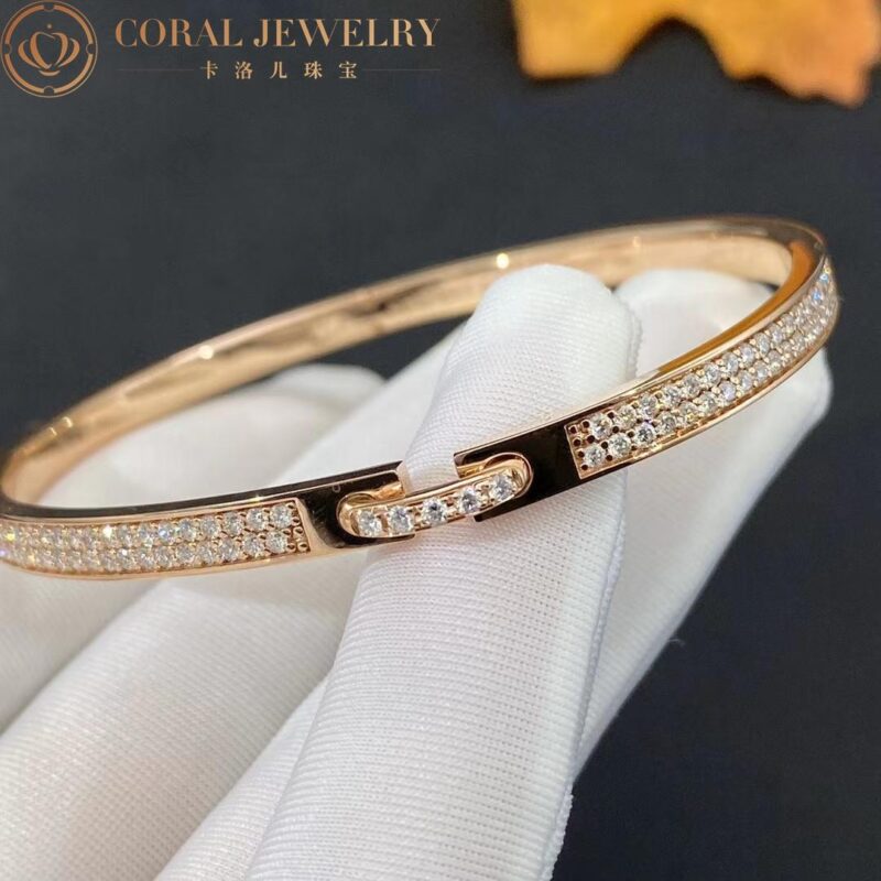 Chaumet 083555 Liens Évidence Bracelet Rose Gold Diamonds 6