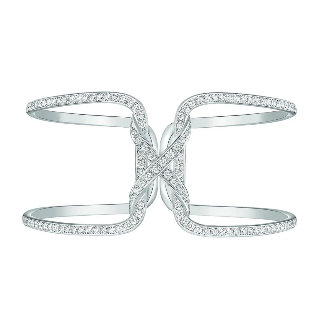 Chaumet 082221 Liens Openworked Bracelet White Gold Diamonds 3 Chaumet 082221 Liens Openworked Bracelet White Gold Diamonds 1