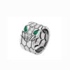 Bulgari Serpenti AN857663-WG Seduttori white Gold Diamond and Emeralds Ring 1