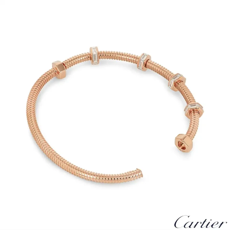 Cartier Ecrou De N6714516 Cartier Diamond Bracelet Rose Gold 6