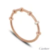 Cartier Ecrou De N6714516 Cartier Diamond Bracelet Rose Gold 1