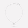 Chanel Coco Crush J12104 Necklace Quilted Motif 18k White Gold Diamonds 1