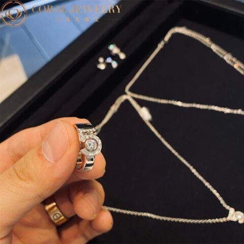 Chanel Eternal N°5 Ring J12002 18k White Gold Diamonds 14