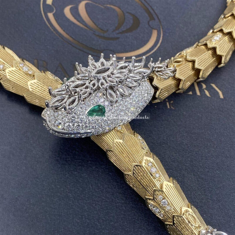 Bulgari Serpenti 261454 Necklace Diamond Ruby Gold 15