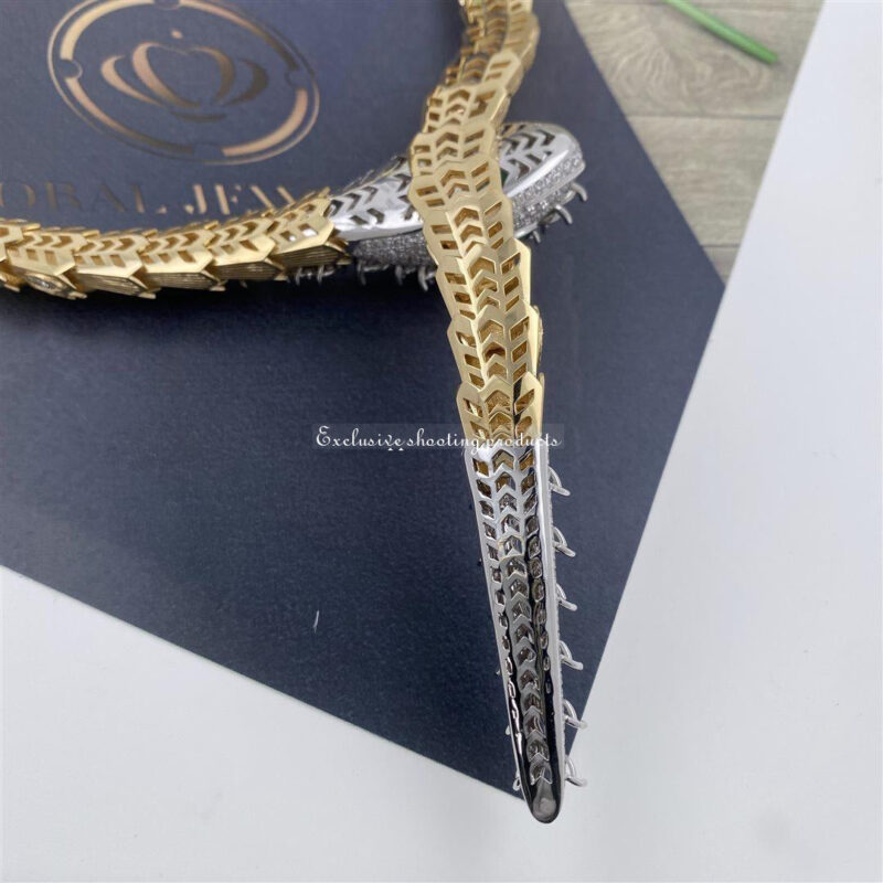 Bulgari Serpenti 261454 Necklace Diamond Ruby Gold 19