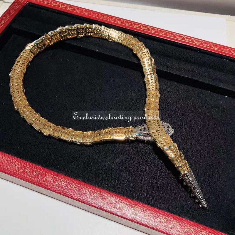 Bulgari Serpenti 261454 Necklace Diamond Ruby Gold 8