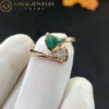 Bulgari Divas’ Dream 356448 Ring Rose Gold Diamonds Malachite 4