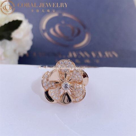 Bulgari Divas’ Dream AN856354 Ring Rose Gold Diamonds 5
