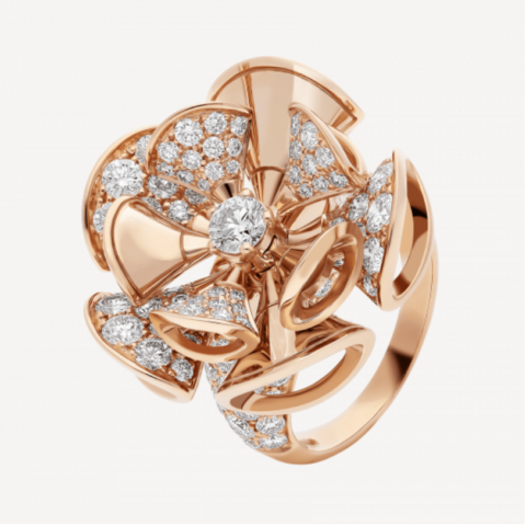 Bulgari Divas’ Dream AN856354 Ring Rose Gold Diamonds 1
