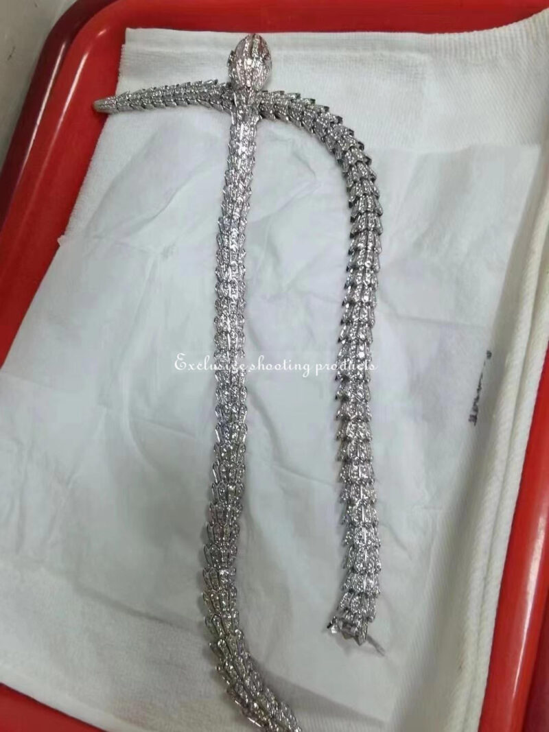Bulgari Serpenti 261226 Diamond Necklace Pavé Diamond 4