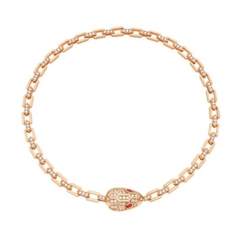 Bulgari Serpenti 352724 necklace CL857723 in 18 kt Rose gold 1
