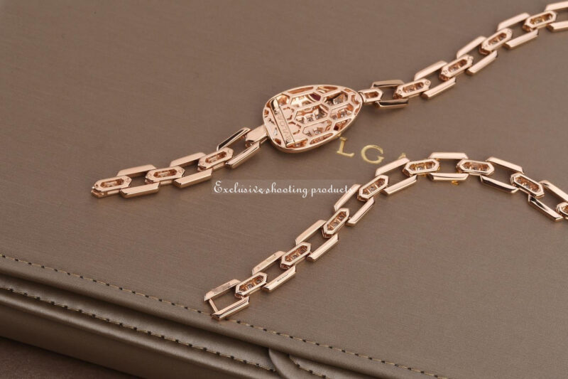 Bulgari Serpenti 352724 necklace CL857723 in 18 kt Rose gold 10
