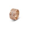 Bulgari Serpenti AN857663 Seduttori Rose Gold Diamond and Rubellite Ring 1