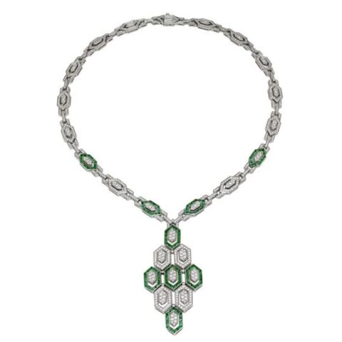 Bulgari Serpenti Seduttori CL857752 White Gold and Diamond Necklace 1