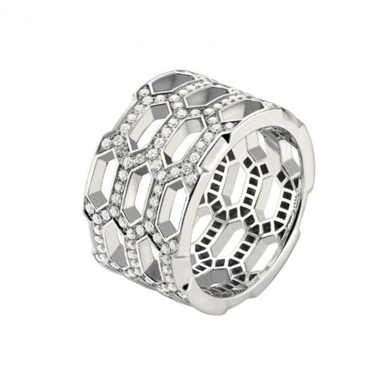 Bulgari Serpenti Ring Seduttori white Gold Diamond Ring 1