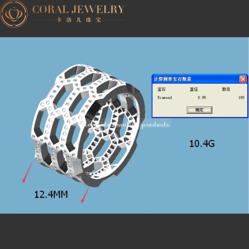 Bulgari Serpenti Ring Seduttori white Gold Diamond Ring 2