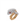 Bulgari Serpenti Snake ring Diamond & Ruby in 18kw Gold ring 1