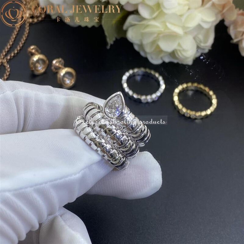 Bulgari Serpenti Ring Tubogas Diamond Ring 2