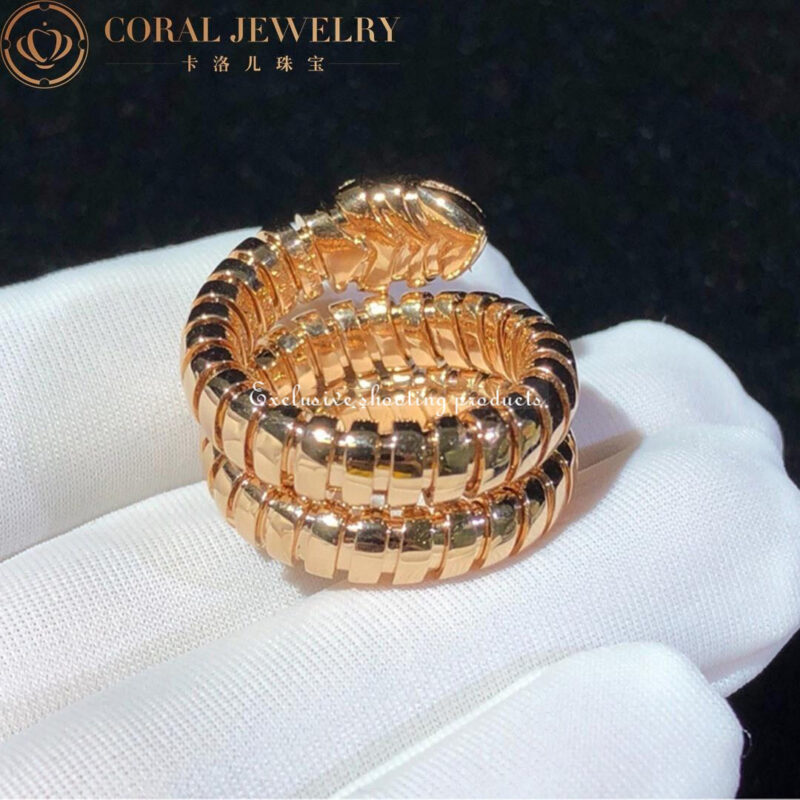 Bulgari Serpenti AN856571 Tubogas two-ring ring 2