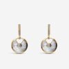Cartier Amulette De B8301221 Cartier Earrings White mother-of-pearl Yellow Gold 2