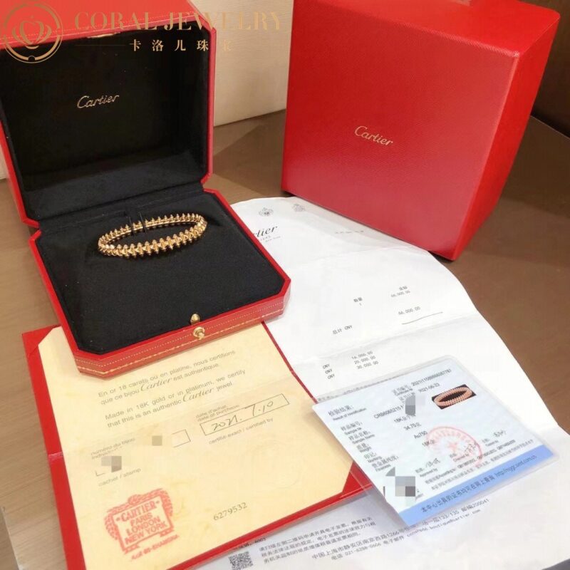 Cartier Clash De B6065217 Cartier Bracelet Medium Model Rose Gold 5