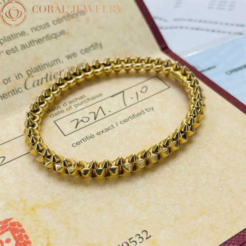 Cartier Clash De B6065217-YG Cartier Bracelet Medium Model Yellow Gold 7