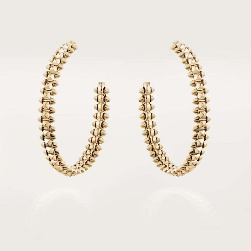 Cartier Clash De Cartier B8301416-yg Hoop Earrings Small Model Yellow Gold 1