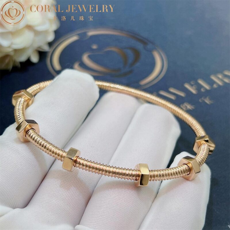 Cartier Ecrou De B6049517 Cartier 18K Rose Gold Bracelet 9