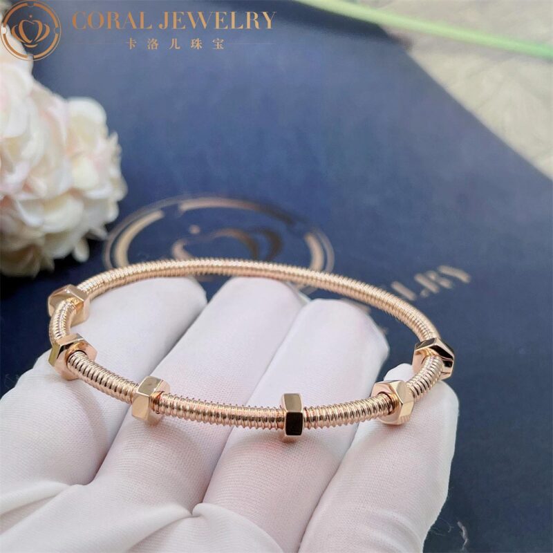 Cartier Ecrou De B6049517 Cartier 18K Rose Gold Bracelet 8