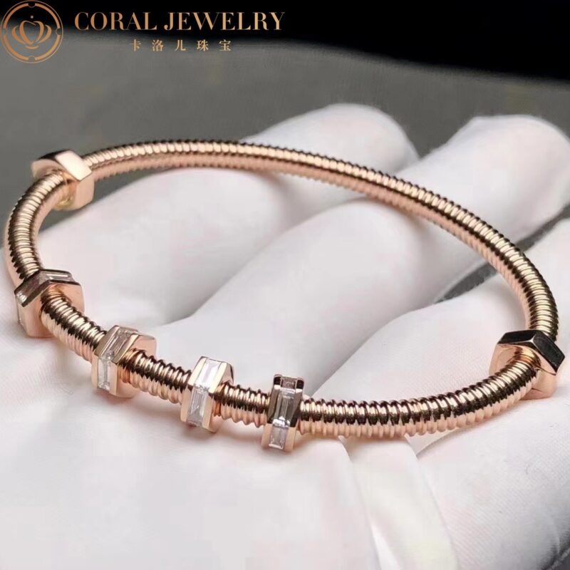 Cartier Ecrou De N6714516 Cartier Diamond Bracelet Rose Gold 2