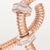 Cartier Ecrou De Cartier B8301437 Earring Rose Gold Diamonds 4