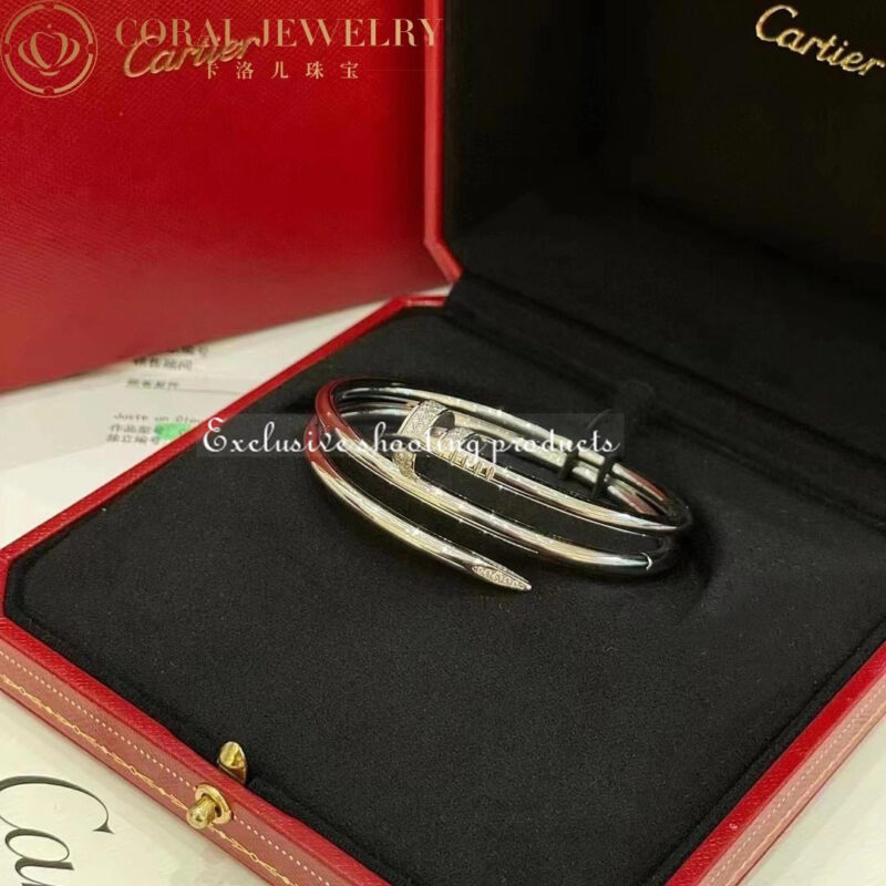 Cartier Juste Un Clou N6708517 Bracelet 18k White Gold Diamonds 5