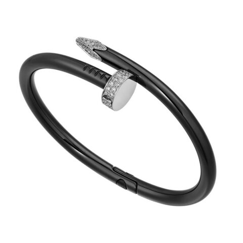 Cartier Juste Un Clou Bracelet Black Ceramic Diamond Bracelet N6712517 1