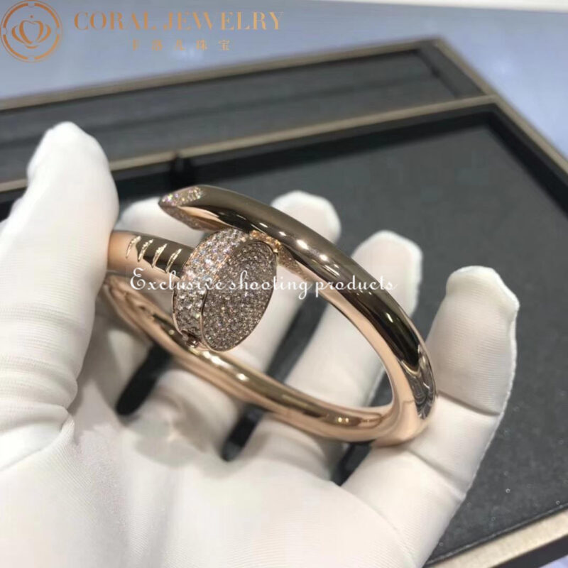 Cartier Juste Un Clou N6711917 Bracelet Large Model Rose Gold Diamond 2