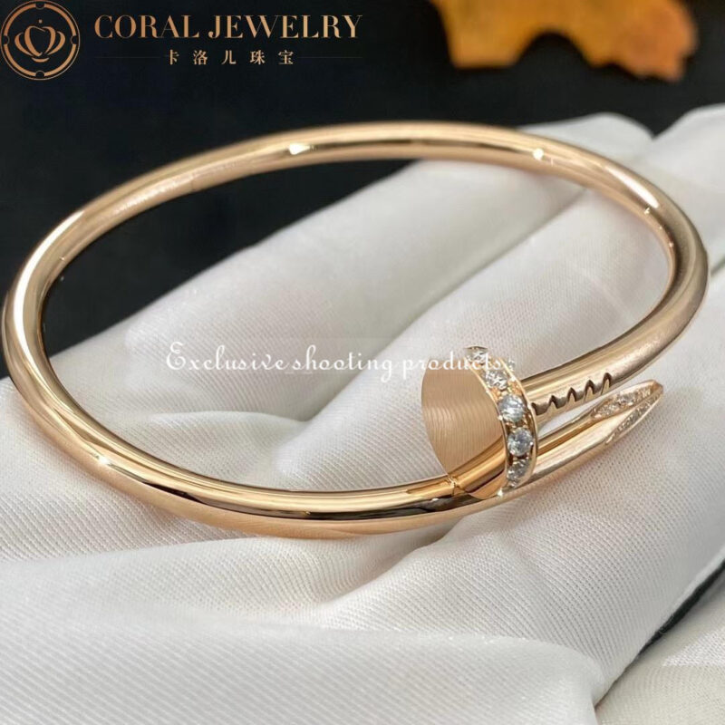 Cartier B6048517 Juste un Clou Bracelet Rose Gold Diamonds 7