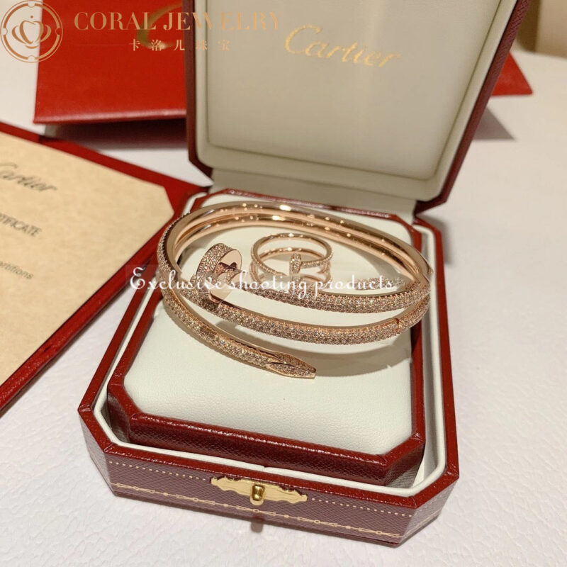 Cartier Juste Un Clou N6708617 Bracelet Rose Gold Diamonds 10