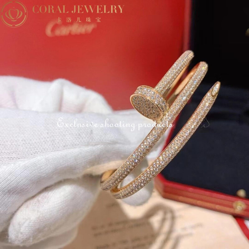 Cartier Juste Un Clou N6708617 Bracelet Rose Gold Diamonds 8