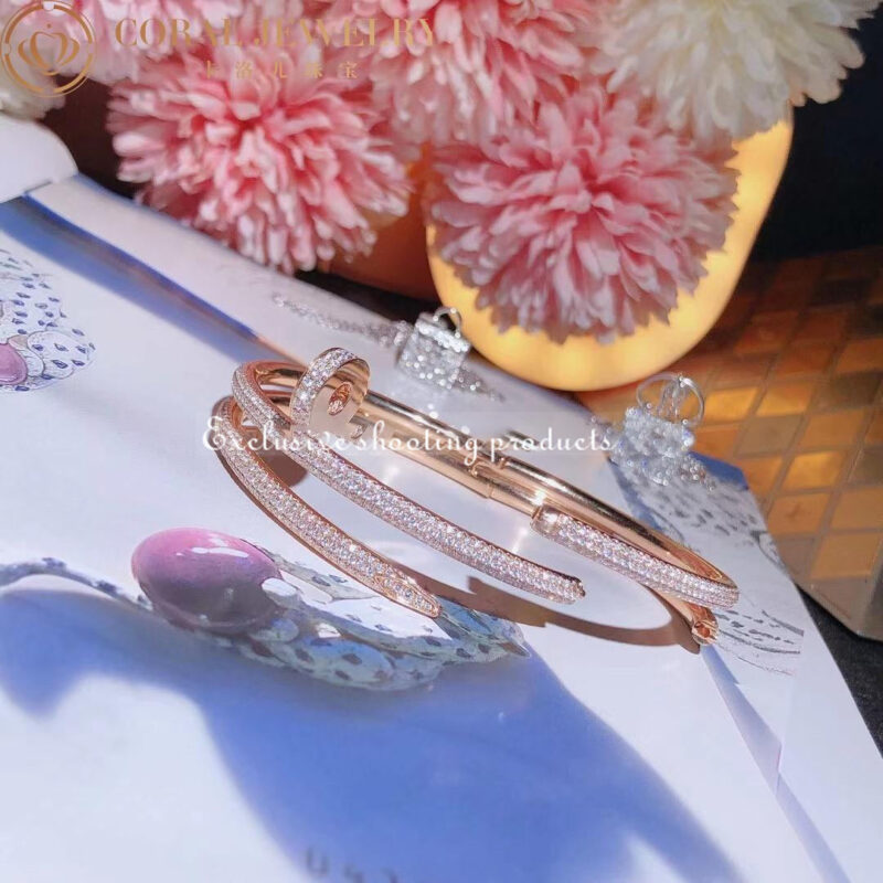 Cartier Juste Un Clou N6708617 Bracelet Rose Gold Diamonds 21