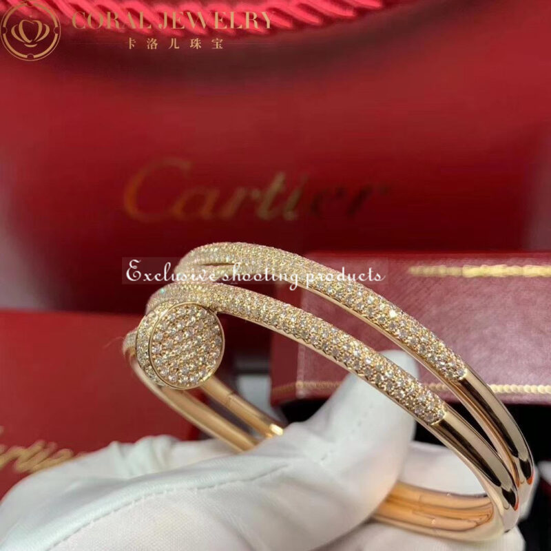 Cartier Juste Un Clou N6708617 Bracelet Rose Gold Diamonds 6