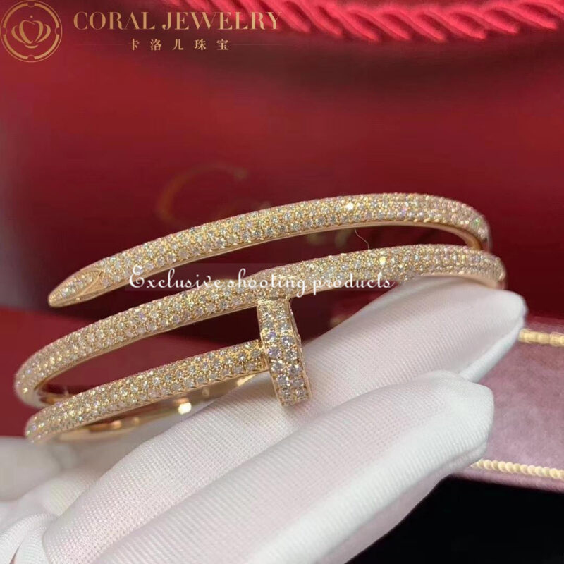 Cartier Juste Un Clou N6708617 Bracelet Rose Gold Diamonds 4