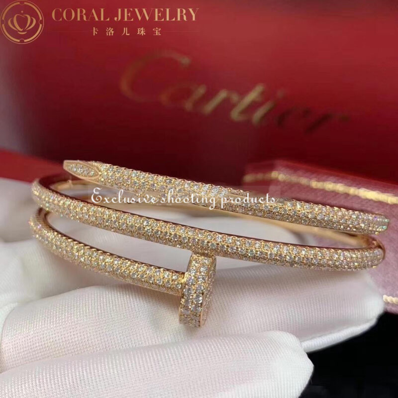 Cartier Juste Un Clou N6708617 Bracelet Rose Gold Diamonds 2