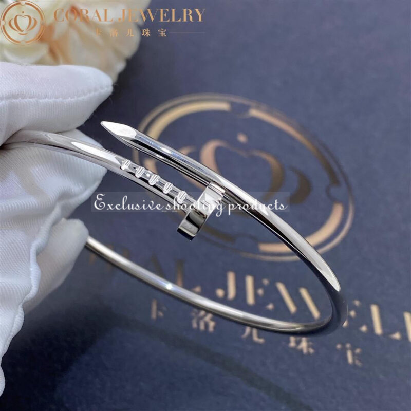 Cartier Juste un Clou B6062617 Bracelet Small Model White Gold 2